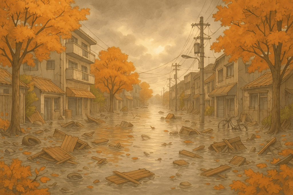 A beleza em meio ao&nbsp;caos